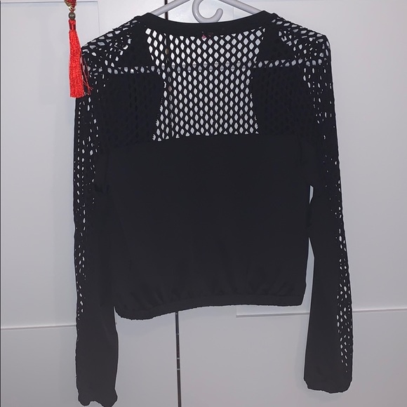 Semi-sheer zip up jacket - Picture 2 of 2